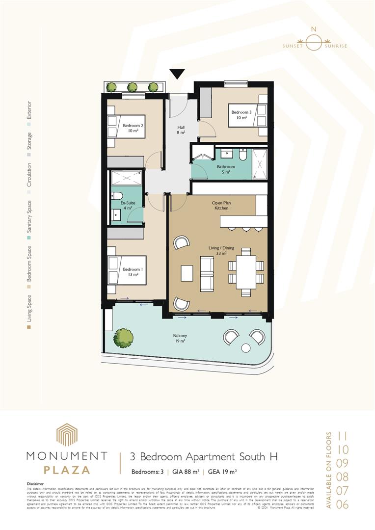  Image of Apartment - 3 Bedrooms - 2 Bathrooms for Sale in Monument Plaza-Gibraltar, Image 11